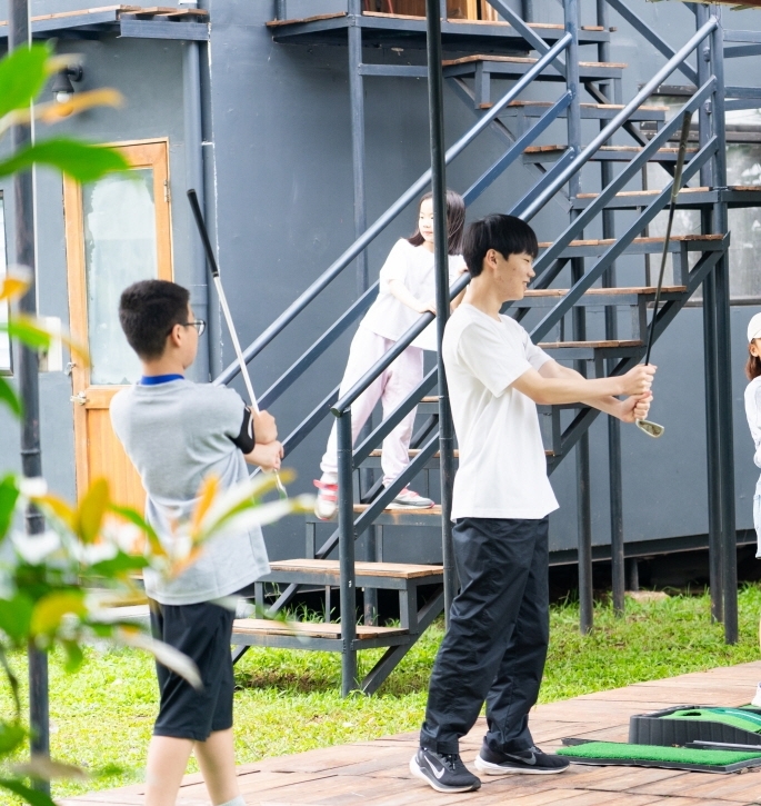 フィリピン留学 Cebu21 - Baguio JIC Premium campus-Golf-21